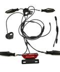 36V 48V 52V E Bike And Tricycle Light Kit Featuring Front Headlight, Rear Brake Light, Flowing Turn Signals, Waterproof Construction Fit For BAFANG And Other Electric Bikes., wiring harness with four turn signals and rear brake light