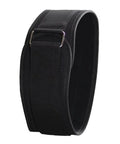 Adjustable Weight Lifting Belt With Locked In Core Support And Rock Solid Build Made From Durable Eva Nylon, black, side view.