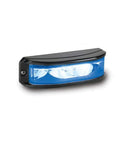 MicroPulse Wide Angle Perimeter Warning LED Light With 180 Degree Spread, 9 High Powered LEDs, blue version, surface mounted view