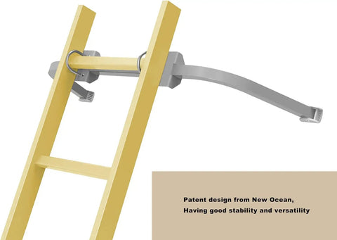 Ladder Stabilizer Accessory for Roof Gutter and Wall Ladders, Heavy Duty Extension Ladder Standoff, No Hassle Setup, 375 Lb Weight Rating, Universal Fit for Most Aluminum and Fiberglass Ladders