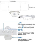 Diagram of 35W LED Security Flood Light Outdoor With Motion Sensor, Dusk To Dawn Auto Brightness, IP65 Weatherproof, adjustable settings.