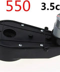 Kids Ride On Car Gearbox With Motor For 550 390 Electric Toy Cars Tricycles And Motorbikes 6V 12V Reducer Gearbox