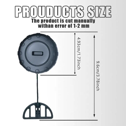Two Pack Fuel Gas Oil Filler Tank Caps For Compatible Chainsaws MS170 MS180 017 018 Replacement Leak Proof Set dimensions