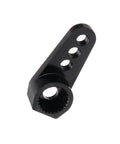 TRX4M Servo Horn 25T 6mm Gear Aluminum Servo Arm For High Torque Micro Servos One Eighteen RC Crawler Drop In Upgrade CNC Machined 6061T6 Aluminum Fits Stock Servo And TRX4M Models black aluminum servo horn with multiple mounting holes