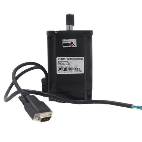 Single Nema 34 Closed Loop Stepper Motor 2 Phase Beefy 8.5 Nm Torque For Pro CNC And Robotics Motion 86 Frame Quiet Smooth Operation Durable Industrial Grade Four Color Kit Options, black motor with cable