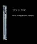 Heavy Duty 6x50 Inch Plastic Sleeves 50 Pack For Posters And Blueprints, 2 Mil Clear Flat Open Poly Bags with long items inside