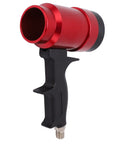 High Volume 6000L Per Minute Industrial Heat Gun For Shrink Wrapping Tubing Drying And Water Based Paint Curing with red aluminum body.
