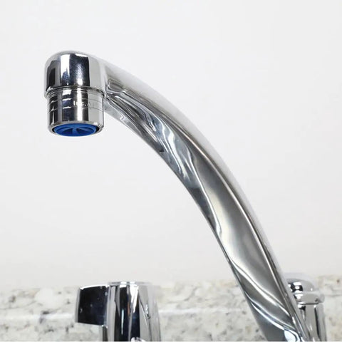 Dual Thread Water Saving 1.5 GPM Aerator In Chrome Fits 15/16 Inch 27M Or 55/64 Inch 27F Watersense Certified Cyclone