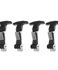 Heavy Duty Rubber Latches Set Of 4 Stainless Steel Buckle Draw Latches Hood Catch Cooler Lock Clasp Hardware Spring Latch For Cabinets Boxes Trailers Boats And Outdoor Gear