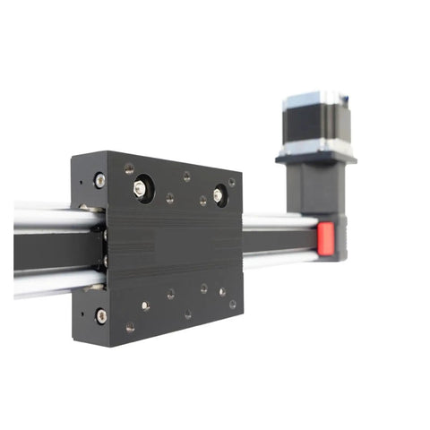 Motorized Belt Driven CNC Linear Rail Guide Stage For 3D Printers, 200mm Travel, FPB50 Style, slick precision component