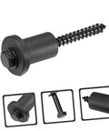 Versatile Sliding Barn Door Track Connectors And Spacers Kit for Doors and Windows, featuring screws and pipe clamp hardware.