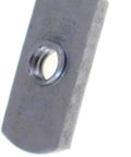 Heavy Duty Quarter Twenty Spot Weld Nuts With Double Tab And Center Hole For Car Restoration and Metal Fab Projects Built Dead Solid Low Carbon Steel Shop Grade Must Have Hardware Ten Pack Deal close-up view of a single weld nut