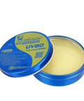 Open blue tin of MCN UV80 Paste Flux No Clean Soldering Tin for PCB BGA PGA SMD Use With Electric Soldering Iron Welding Flux.