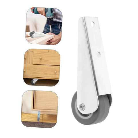 Pro Grade Barn Door Roller Hardware Replacement Kit Featuring Heavy Duty Directional Caster Wheels Built Different Smooth Operator Glide System close-up of roller wheel.