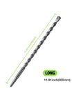 Five Eighth Inch Eleven Thread Core Drill Bit Adapters Pro Grade With 11.81 Inch Centering Pilot Bit And SDS Plus Hex Shank Connector