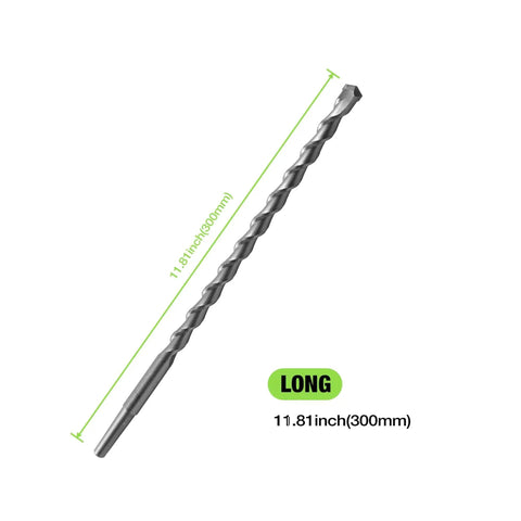 Five Eighth Inch Eleven Thread Core Drill Bit Adapters Pro Grade With 11.81 Inch Centering Pilot Bit And SDS Plus Hex Shank Connector