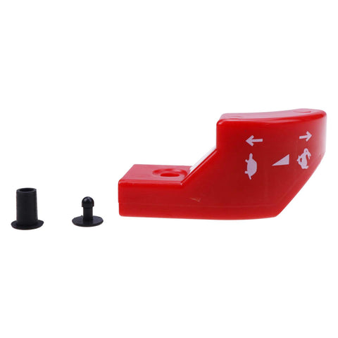 Beefed Up Throttle Control Knob and Hardware Kit for John Deere 415 425 445 455 Tractors includes red knob and black hardware
