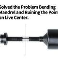 Pen Making Kit Bundle With Mandrel Saver For Woodturning That Prevents Bent Mandrels And Out Of Round Blanks With Auto Length Adapt.