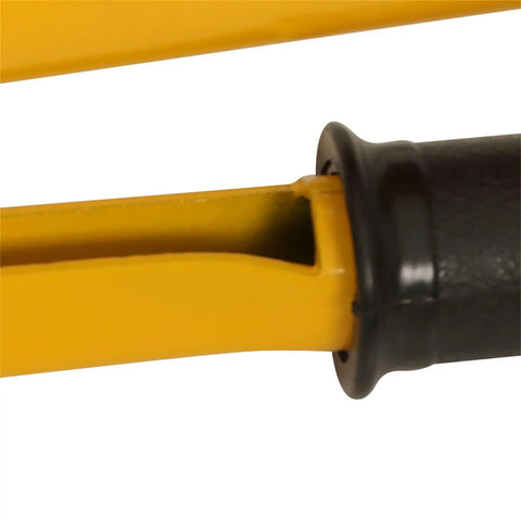 Close-up of the handle of the 10 Ton Hydraulic Knockout Punch Kit With Six Dies For Electrical Conduit Hole Cutting