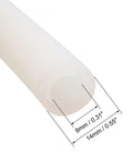 Silicone Tubing 8mm ID x 14mm OD Two Meter Length Flexible Rubber Water and Air Hose with size specifications visible