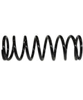 Pro Grade Heavy Duty Rear Coil Spring for trucks, black metal coil, designed for smooth ride and direct bolt fit.