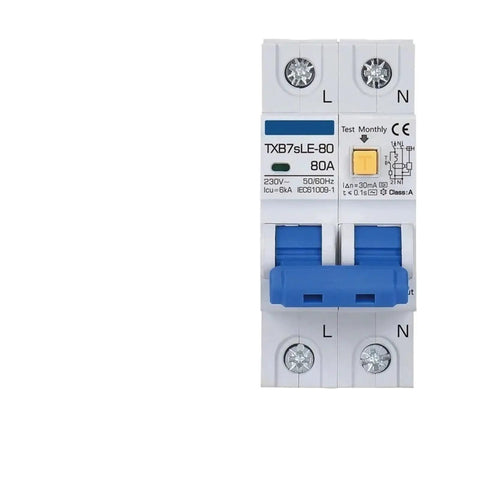 Heavy Duty Beast Mode Heat Resistant Surge Protector With Integrated Earthing And Overcurrent Protection For Server Rooms Industrial Facilities And Street Lights, 80A unit with connections.