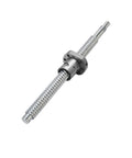 Durable SFU1610 Ball Screw Kit With Single Nut For High Load And Smooth Motion 350mm Long Rod, steel CNC shaft