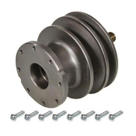 Fan Drive Pulley Assembly For IH Tractors Including 100 130 200 230 240 And Cub Cub Lo Boy Aftermarket Replacement Part That Meets Or Exceeds OEM Specs Easy Install Heavy Duty Durable Steel Construction with mounting bolts