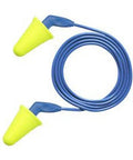 Yellow and blue Push In Soft Touch Disposable Earplugs NRR 31 For Superior Hearing Protection With No Fuss Insertion