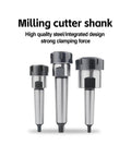 Top Tier Morse Taper Tool Holder Kit For Your MT1 MT2 MT3 MT4 Lathe Or Milling Setup Featuring Rock Hard Collet Chuck Design, three milling cutter shanks in high quality steel.