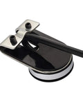 Close-up of lip mount NMO bracket of Dual Band Vehicle Ham Radio Antenna For VHF UHF 136 To 174 MHz And 400 To 470 MHz