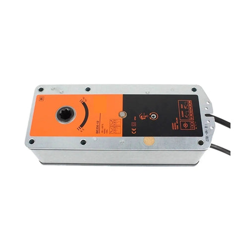 Heavy Duty 40Nm AC230V Electric Drive Valve Actuator For HVAC showing top view with wiring connectors and control panel.