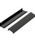 Matte Black Finger Edge Cabinet Pulls Six And One Quarter Inch, 20 Pack, Heavy Duty Metal Drawer Handles for kitchen cabinets