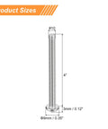 Hardcore Badass Size 10-24 X 4 Inch 304 Stainless Steel Pan Head Machine Screw Set Featuring Phillips Drive and Fully Threaded Body Dimensions