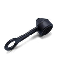 Black dust cap for Must Have Din To Yoke Regulator Adapter For Scuba Diving, First Stage Converter, Heavy Duty Marine Grade Chrome Brass
