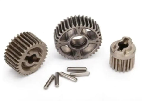 Beefed Up Metal Transmission Gear Set For RC Crawlers Includes 18T Input Gear 30T Input Gear 36T Output Gear And Five Pins