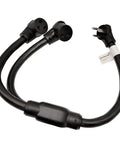 Heavy Duty 50 Amp Welder Splitter Cord 3 Ft NEMA 6-50P to Dual 6-50R 6 AWG Copper 240V Industrial Power Y Adapter