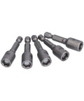 Huge 10pc Magnetic Socket Nut Driver Drill Adapter Set with Powerful Magnets and Alloy Hex Shank For All Your Heavy Duty Screwdriver Bit Kit Needs and Tough Electric Projects Today, 1/4 inch