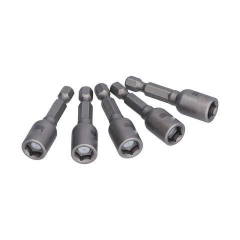 Huge 10pc Magnetic Socket Nut Driver Drill Adapter Set with Powerful Magnets and Alloy Hex Shank For All Your Heavy Duty Screwdriver Bit Kit Needs and Tough Electric Projects Today, 1/4 inch