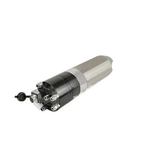 Heavy Duty 5.5KW ATC Water Cooled Spindle With BT30 Interface And Variable Frequency Drive For 24000RPM CNC Metal Cutting, sleek design, end view.