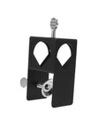 Adjustable Deck Torch Clamp Mount For Outdoor Railing Universal Metal Base For Tiki Torches And Decorative Lighting Secure Porch Rail Holder