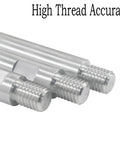 Gimme More Reach And Crush DIY Tasks Fast With This Badass Three Piece 5/8 11 Thread Angle Grinder Shaft Extension Linkage Bar showing three aluminum extension shafts with high thread accuracy.