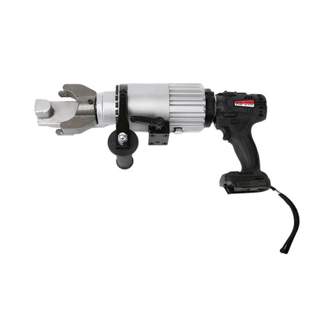 Heavy Duty Cordless Rebar Cutter And Bending Machine With Fast Hydraulic Power, portable, durable industrial steel construction tool.