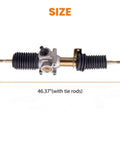 Beefy Steering Rack And Pinion With Tie Rod Ends For RZR S 800 EFI And RZR 4 800 EFI 2009 To 2014, 46.37 inches long