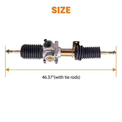 Beefy Steering Rack And Pinion With Tie Rod Ends For RZR S 800 EFI And RZR 4 800 EFI 2009 To 2014, 46.37 inches long