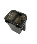 Clean Water Tank For Vacuum Cleaners Compatible With X40 Ultra Dock Station Mop Washing System shown in clear plastic with black lid