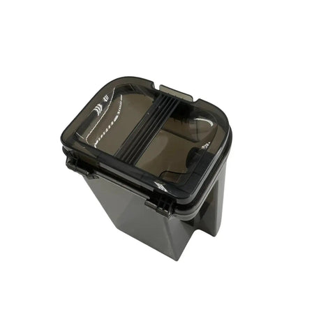 Clean Water Tank For Vacuum Cleaners Compatible With X40 Ultra Dock Station Mop Washing System shown in clear plastic with black lid