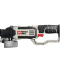 Professional 20V Max 4.5 Inch Angle Grinder featuring a rock hard cast housing and a slick overmolded grip.