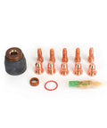 30 Amp XT30 Plasma Cutting Consumable Kit With Five Electrodes And Five Tips Swirl Ring Retaining Cup O Ring And Grease Pack
