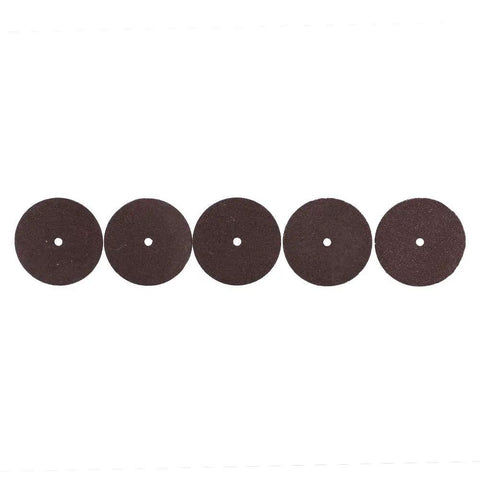 Set of five brown grinding discs for All-Purpose Electric Rotary Tool Kit for Polishing and Grinding, 34-Piece Set.